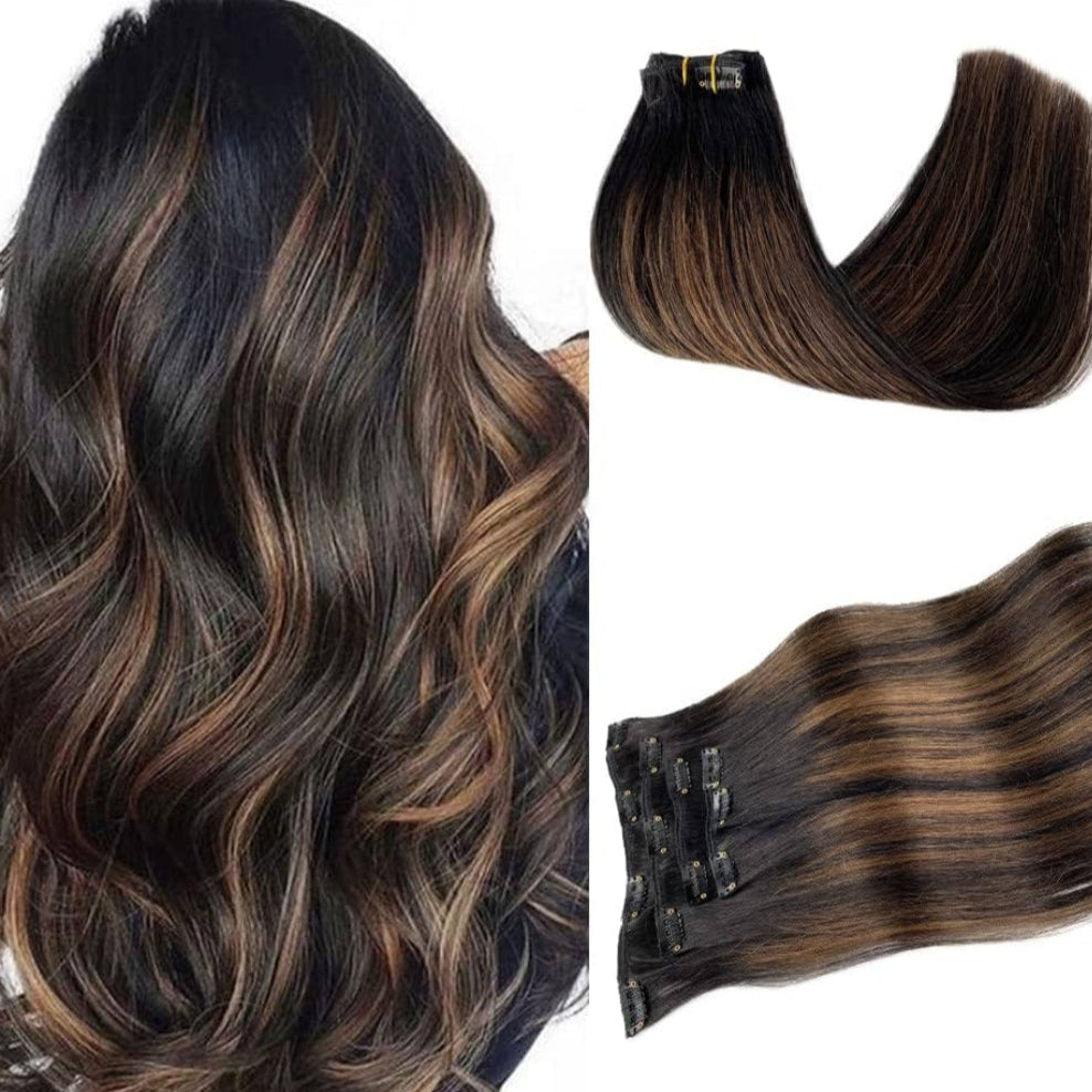 CLIP IN HAIR EXTENSIONS