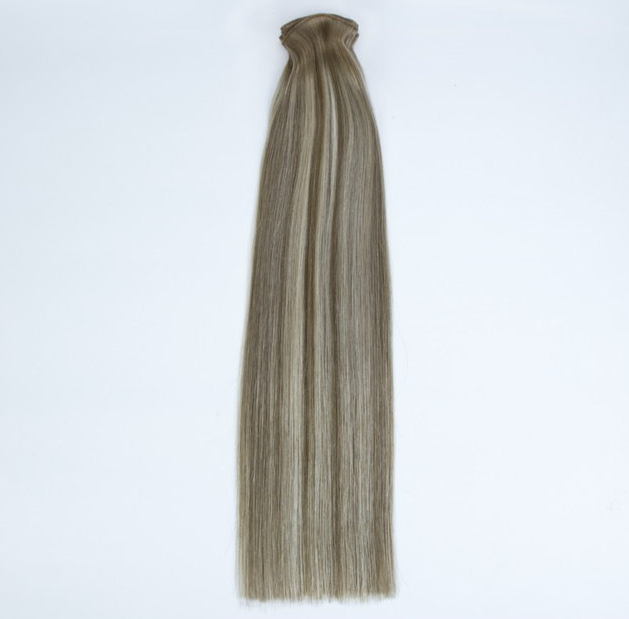 Weft hair extensions