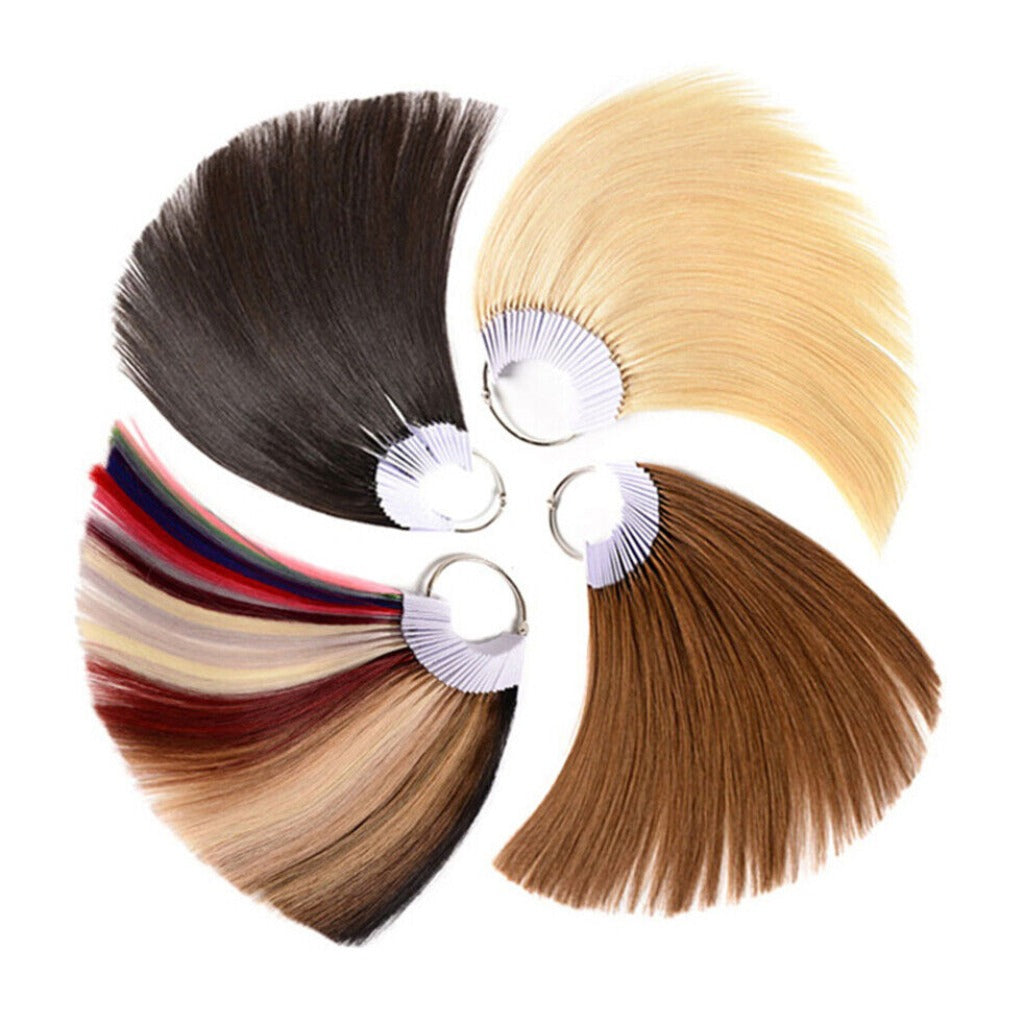 Hair extension swatches